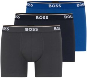 BOSS Men’s Stretch Cotton Boxer Briefs 3 Pack