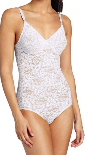 Bali womens Lace Body Shaper, Lace ‘N Smooth Firm-control Sh…