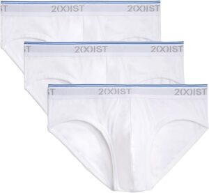 2(X)IST mens Cotton Stretch No Show Brief 3-pack