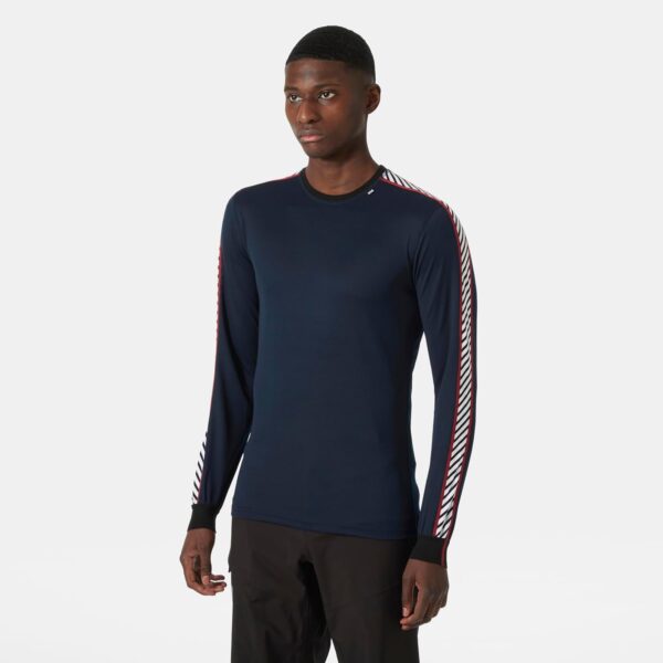 Helly Hansen Men's Lifa Stripe Crew Lightweight Breathable M...