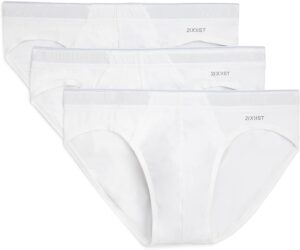 2(X)IST mens Cotton Stretch Sliq Brief 3-pack
