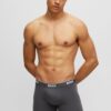 BOSS Men's Stretch Cotton Boxer Briefs 3 Pack