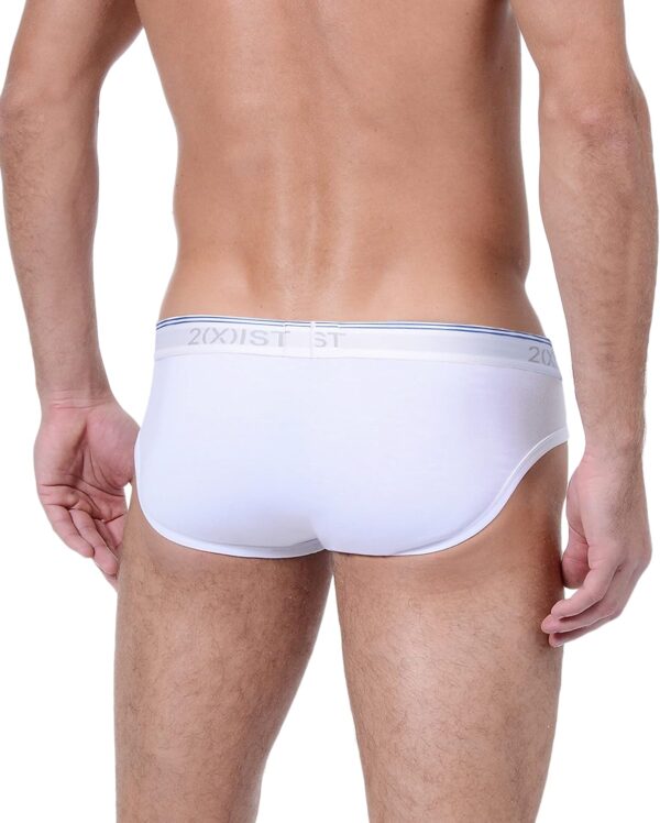 2(X)IST mens Cotton Stretch No Show Brief 3-pack