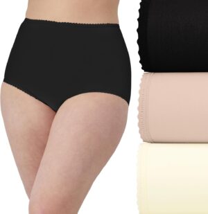 Bali Women’s Skimp Skamp Underwear Brief Pack, Full Coverage…
