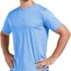 5 Pack Men's Dry Fit T Shirts Athletic Running Gym Workout S...