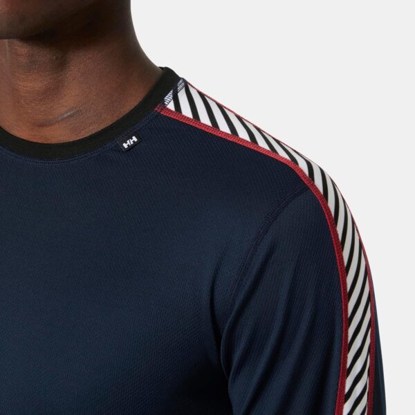 Helly Hansen Men's Lifa Stripe Crew Lightweight Breathable M...