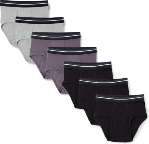 Amazon Essentials Men’s Cotton Tag-Free Breathable Briefs Un…