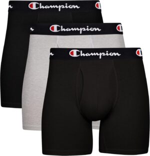 Champion Men’s Everyday Cotton Stretch Boxer Briefs