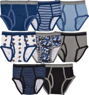 Trimfit Boys Soft 100% Cotton Tagless Briefs Underwear 8 Pac…